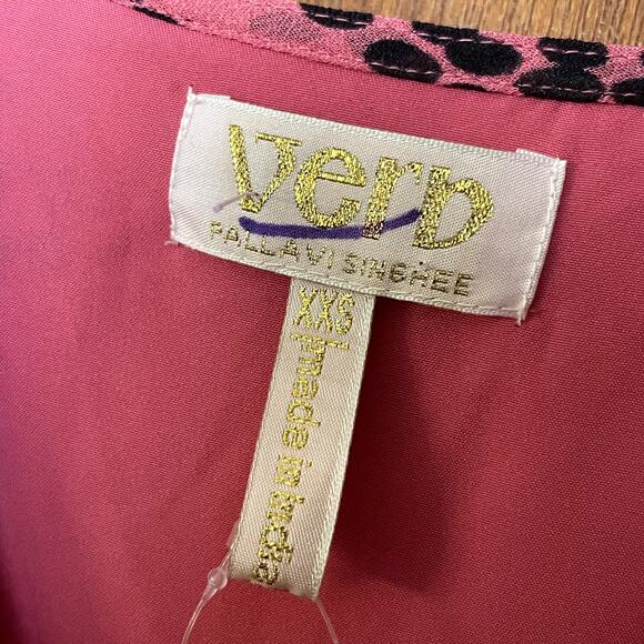 Anthropologie Verb by Pallavi Singhee V-Neck Ombre Maxi Dress Size XXS - Picture 9 of 10